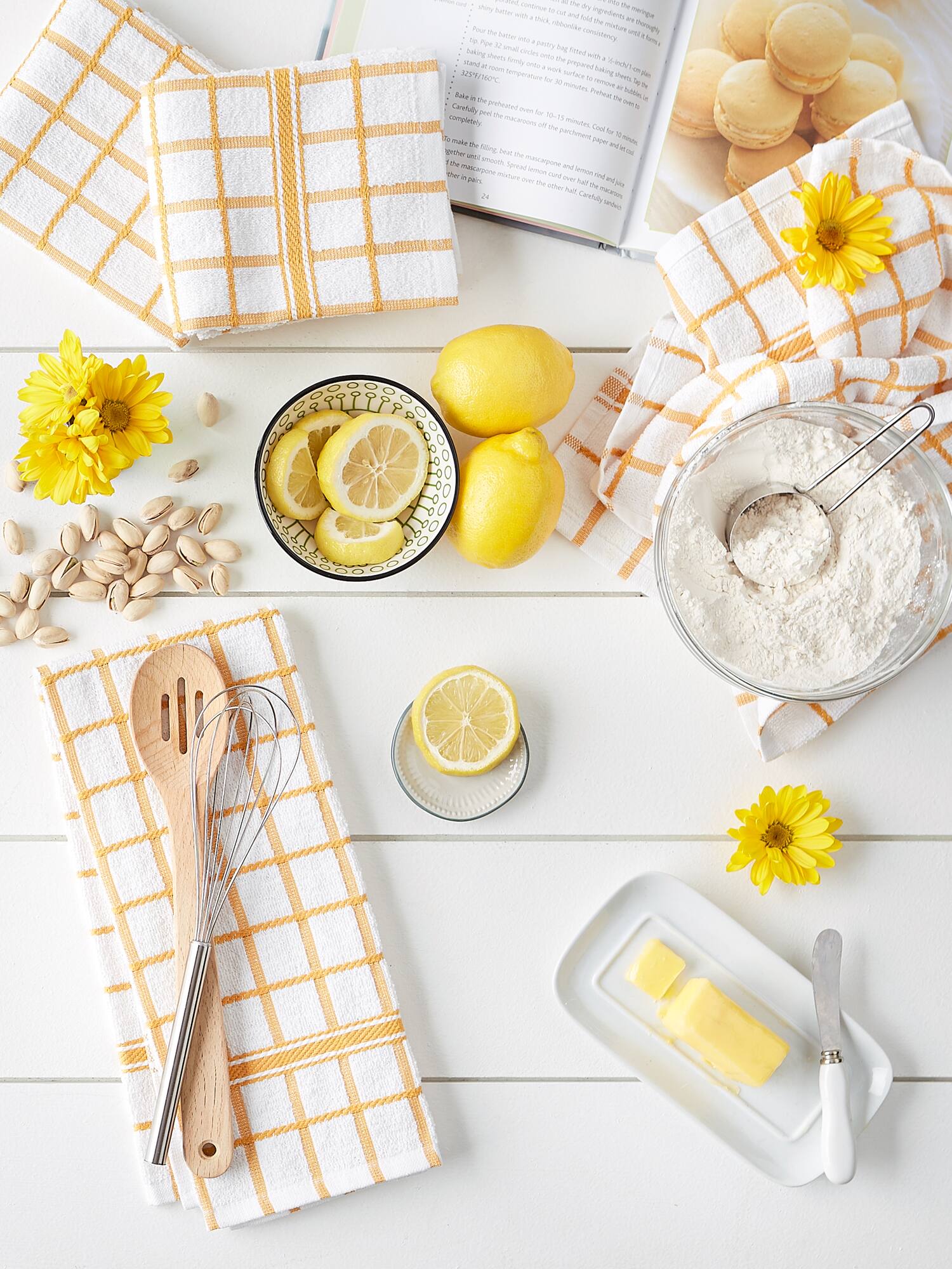DII® Windowpane Terry Dishtowels